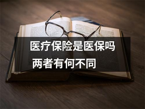 医疗保险是医保吗 两者有何不同