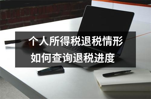 个人所得税退税情形 如何查询退税进度