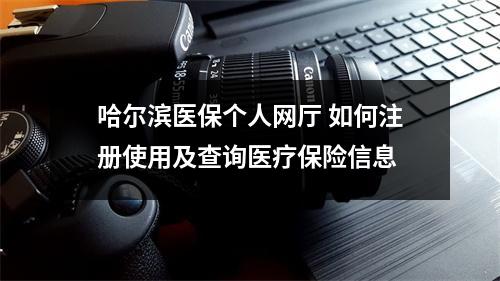 哈尔滨医保个人网厅 如何注册使用及查询医疗保险信息