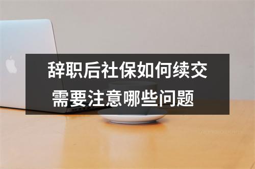 辞职后社保如何续交 需要注意哪些问题