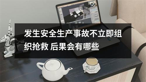 发生安全生产事故不立即组织抢救 后果会有哪些 