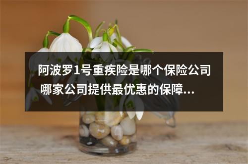 阿波罗1号重疾险是哪个保险公司 哪家公司提供最优惠的保障方案