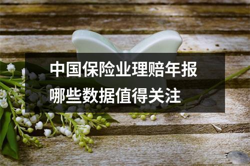 中国保险业理赔年报 哪些数据值得关注 