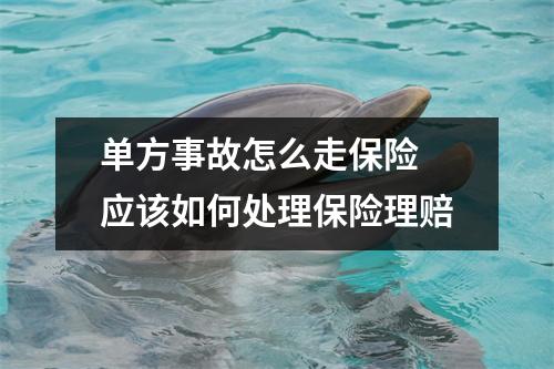 单方事故怎么走保险 应该如何处理保险理赔