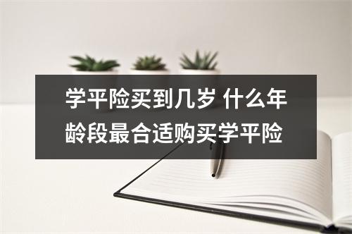 学平险买到几岁 什么年龄段最合适购买学平险