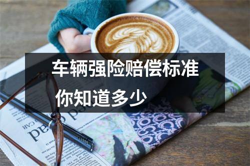 车辆强险赔偿标准 你知道多少 