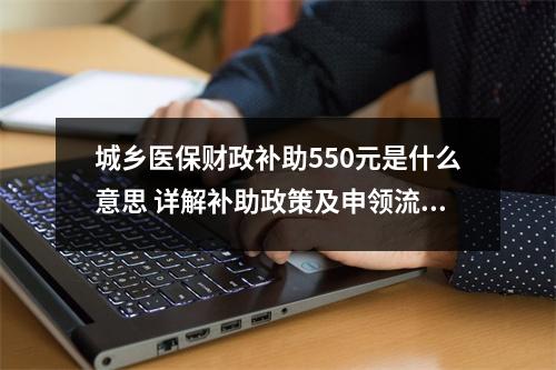 城乡医保财政补助550元是什么意思 详解补助政策及申领流程