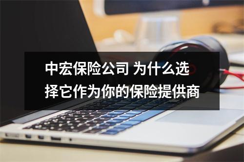 中宏保险公司 为什么选择它作为你的保险提供商