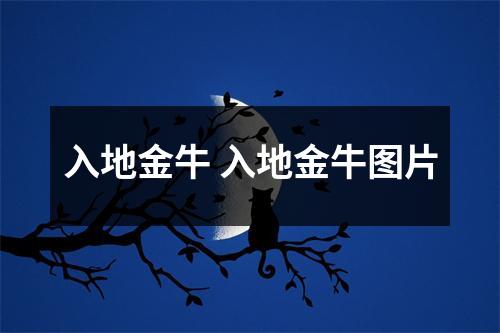入地金牛 入地金牛图片