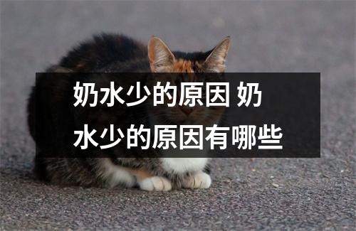奶水少的原因 奶水少的原因有哪些