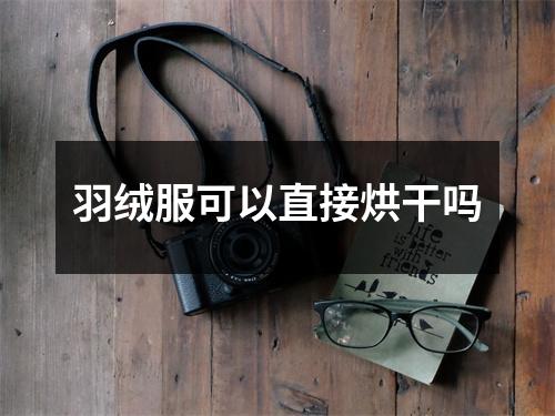 羽绒服可以直接烘干吗