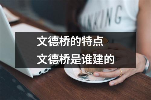 文德桥的特点 文德桥是谁建的