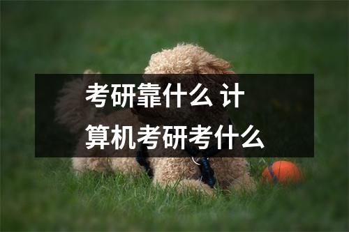 考研靠什么 计算机考研考什么