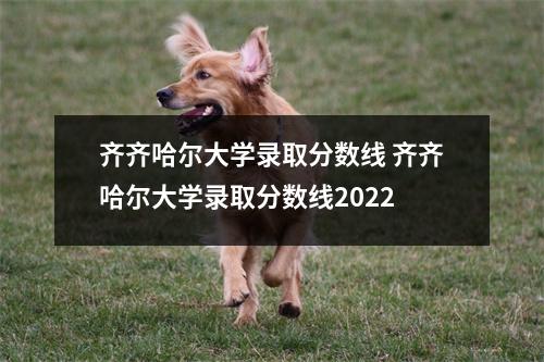 齐齐哈尔大学录取分数线 齐齐哈尔大学录取分数线2022