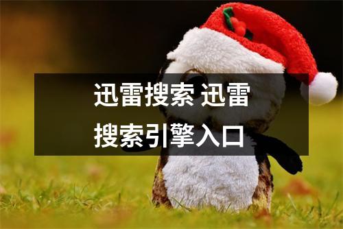 迅雷搜索 迅雷搜索引擎入口