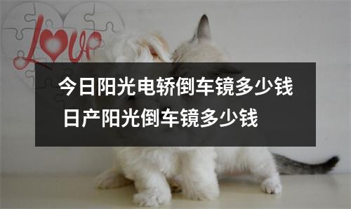 今日阳光电轿倒车镜多少钱 日产阳光倒车镜多少钱