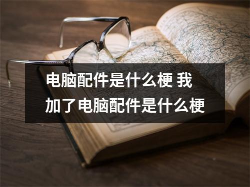 电脑配件是什么梗 我加了电脑配件是什么梗