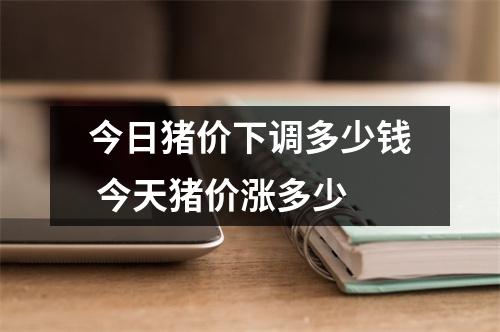 今日猪价下调多少钱 今天猪价涨多少
