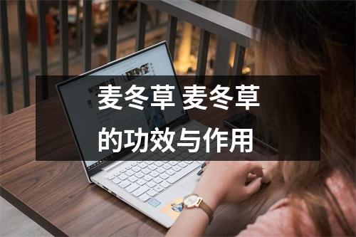 麦冬草 麦冬草的功效与作用