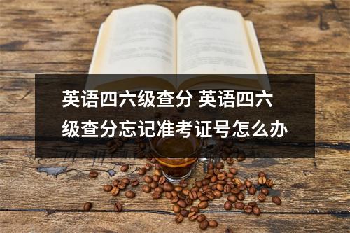 英语四六级查分 英语四六级查分忘记准考证号怎么办