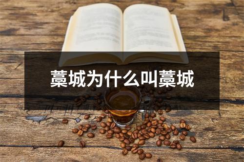 藁城为什么叫藁城