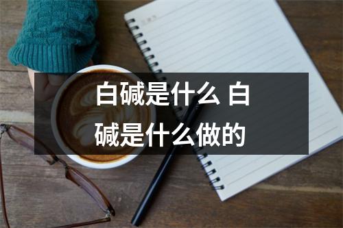 白碱是什么 白碱是什么做的