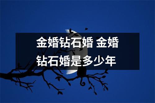 金婚钻石婚 金婚钻石婚是多少年