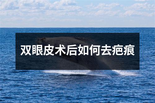 双眼皮术后如何去疤痕