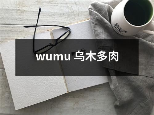 wumu 乌木多肉