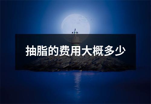 抽脂的费用大概多少