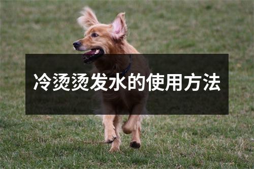 冷烫烫发水的使用方法 冷烫烫发水的使用方法