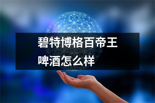 碧特博格百帝王啤酒怎么样 