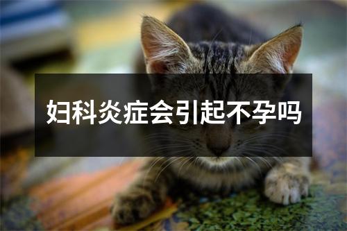妇科炎症会引起不孕吗