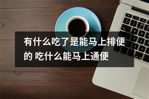 有什么吃了是能马上排便的 吃什么能马上通便