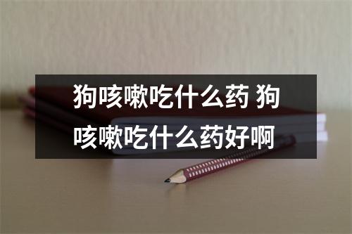 狗咳嗽吃什么药 狗咳嗽吃什么药好啊