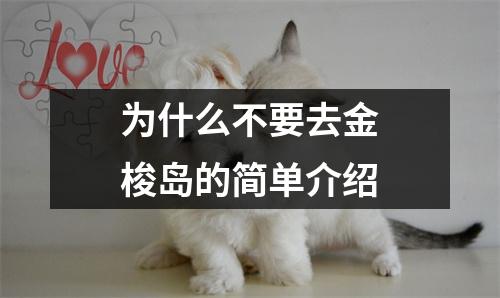 为什么不要去金梭岛的简单介绍