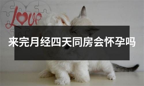 来完月经四天同房会怀孕吗