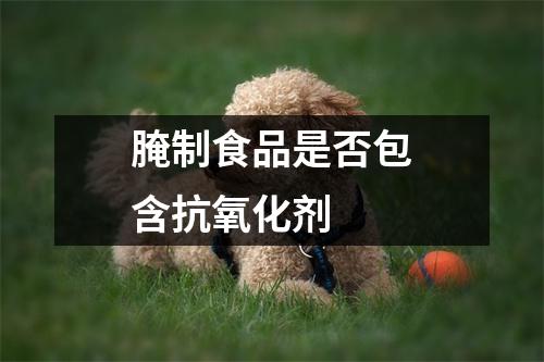 腌制食品是否包含抗氧化剂