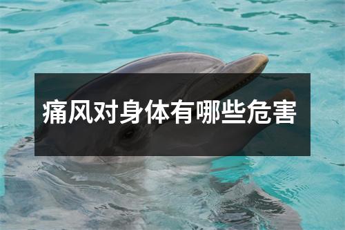 痛风对身体有哪些危害