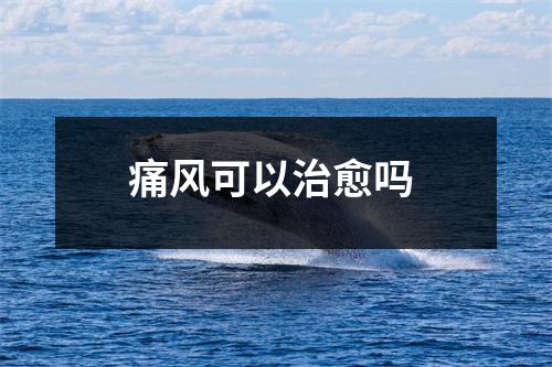 痛风可以治愈吗