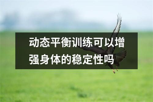 动态平衡训练可以增强身体的稳定性吗