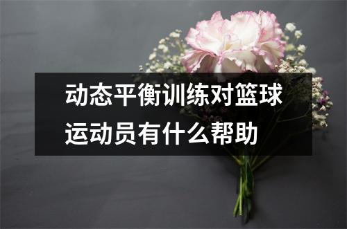 动态平衡训练对篮球运动员有什么帮助