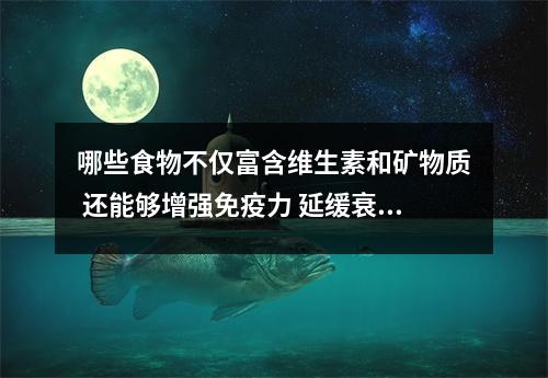 哪些食物不仅富含维生素和矿物质 还能够增强免疫力 延缓衰老