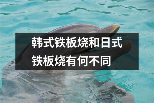 韩式铁板烧和日式铁板烧有何不同 韩式铁板烧和日式铁板烧有何不同