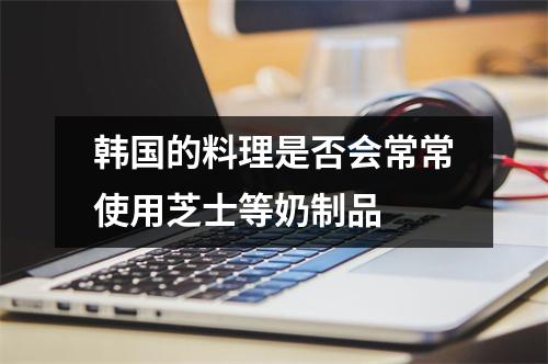 韩国的料理是否会常常使用芝士等奶制品 