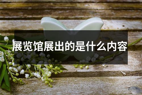 展览馆展出的是什么内容