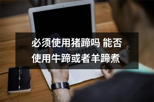 必须使用猪蹄吗 能否使用牛蹄或者羊蹄煮