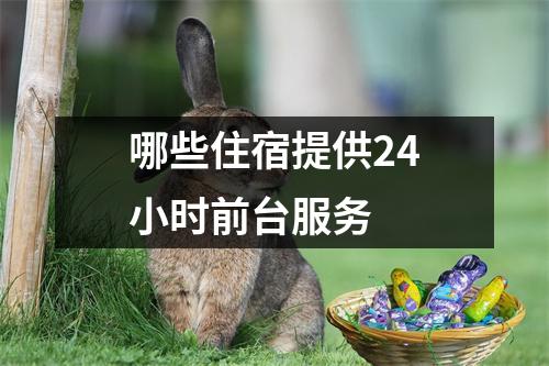 哪些住宿提供24小时前台服务 