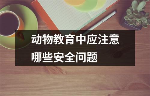 动物教育中应注意哪些安全问题 动物教育中应注意哪些安全问题
