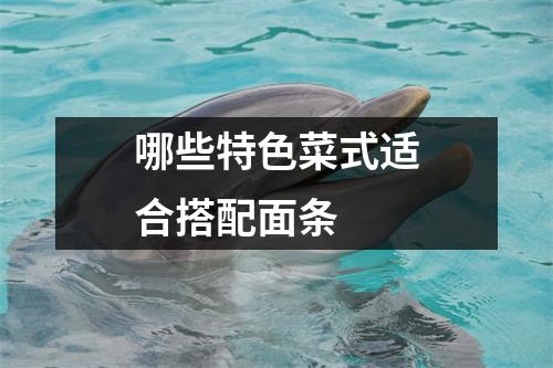 哪些特色菜式适合搭配面条